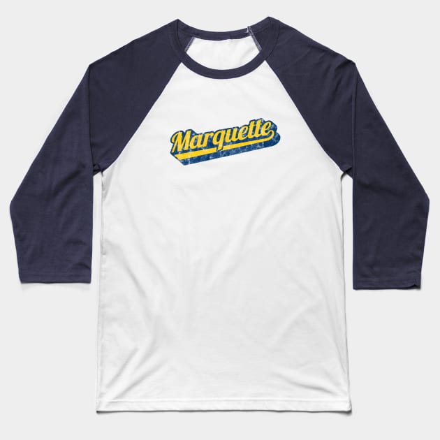 Support the Golden Eagles with this vintage design! Baseball T-Shirt by MalmoDesigns